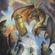 Illustration for article titled Godzilla Battles Sea Monsters And Dragons, For The Sake Of Art
